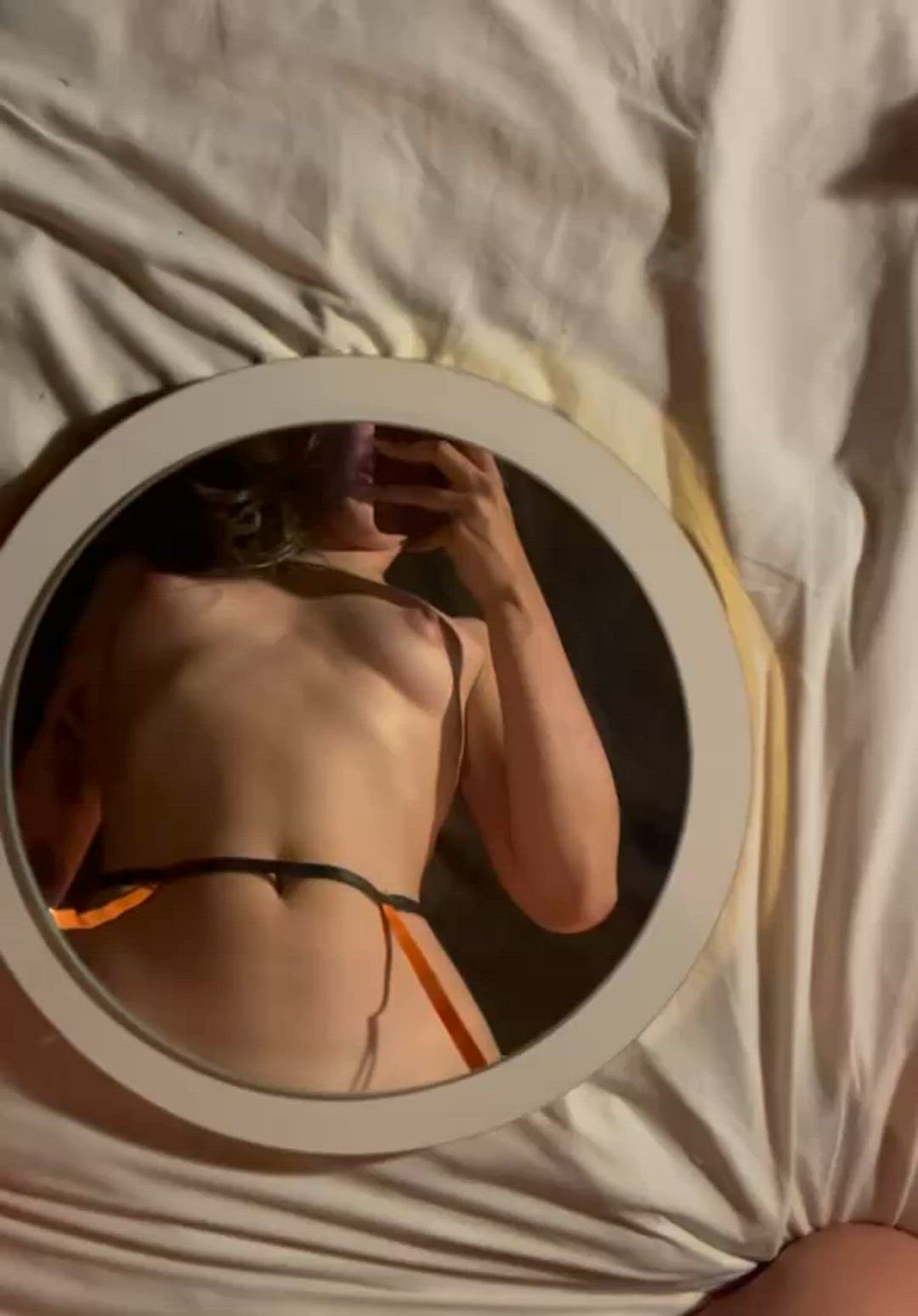 Lilithskids <strong>@lilithskids</strong> in natural tits wet pussy mirror petite porn video