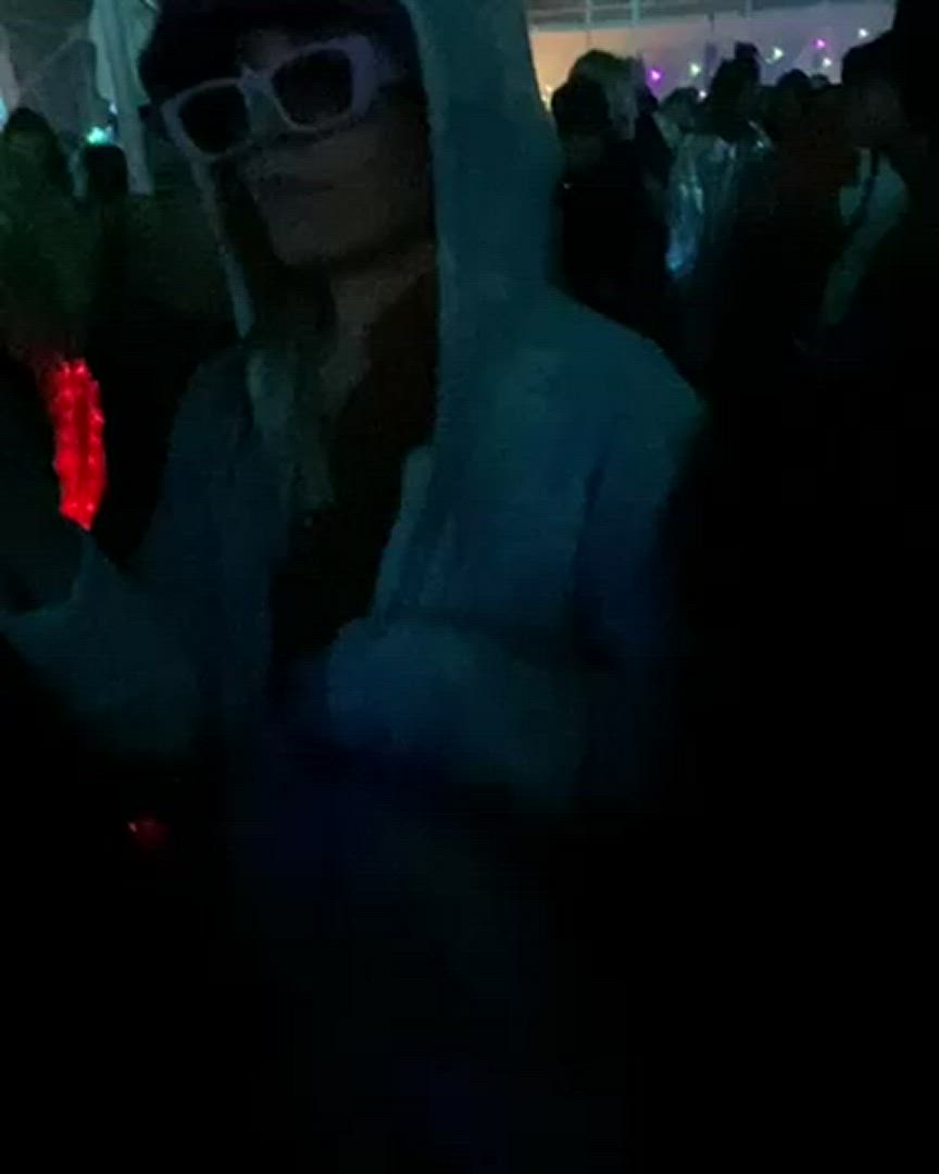 Lilone_97 <strong>@techno_temptress</strong> in exhibitionism exhibitionist barely legal small tits festival flashing porn video
