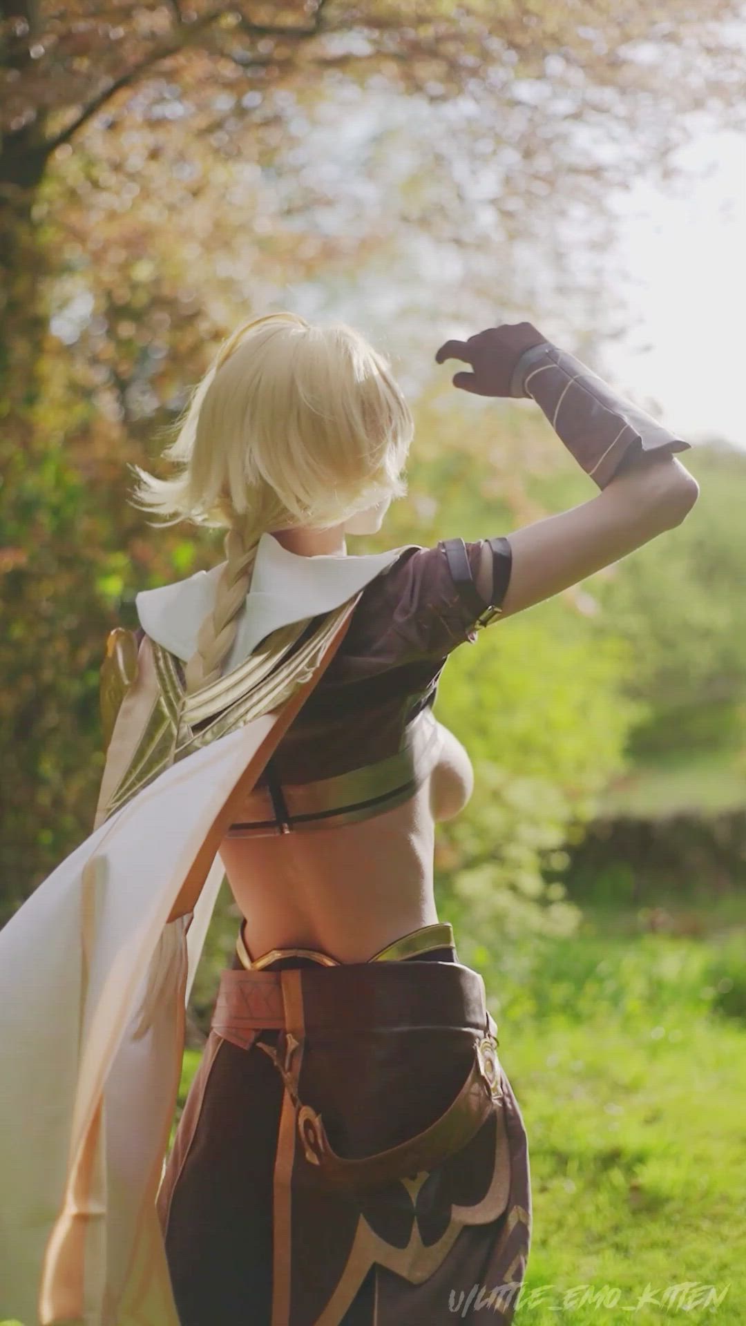 Little_emo_kitten <strong>@little_emo_kitten</strong> in big ass cosplay costume porn video