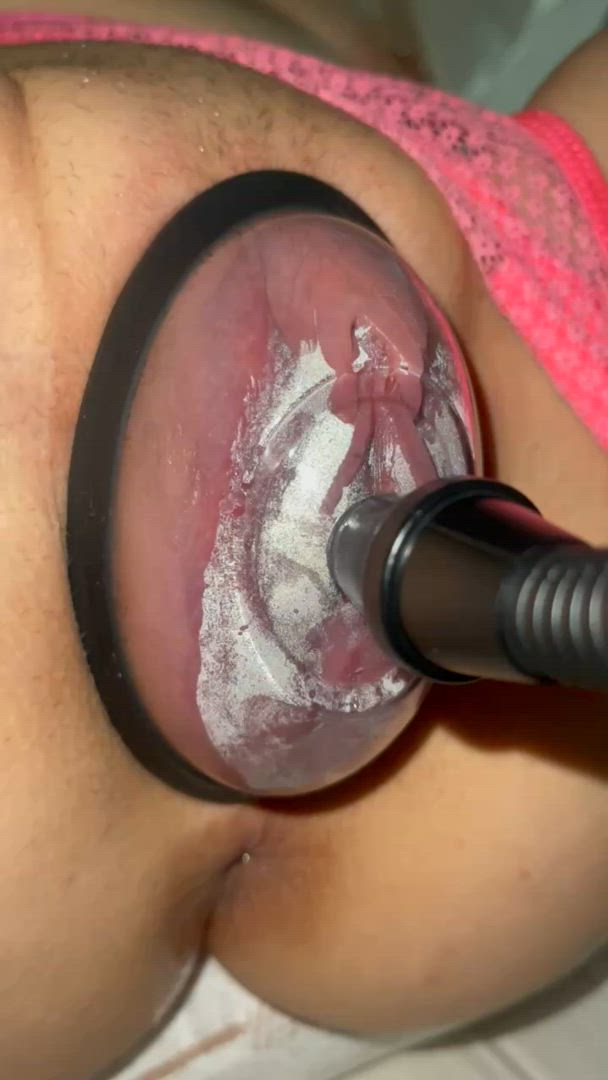 Littleblueheaven <strong>@littleblueheaven</strong> in eating pumped tight wet pussy clit pump onlyfans porn video