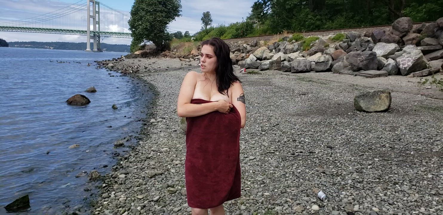 Mellieboo <strong>@spoiltlilmellie</strong> in big tits big ass beach nude porn video