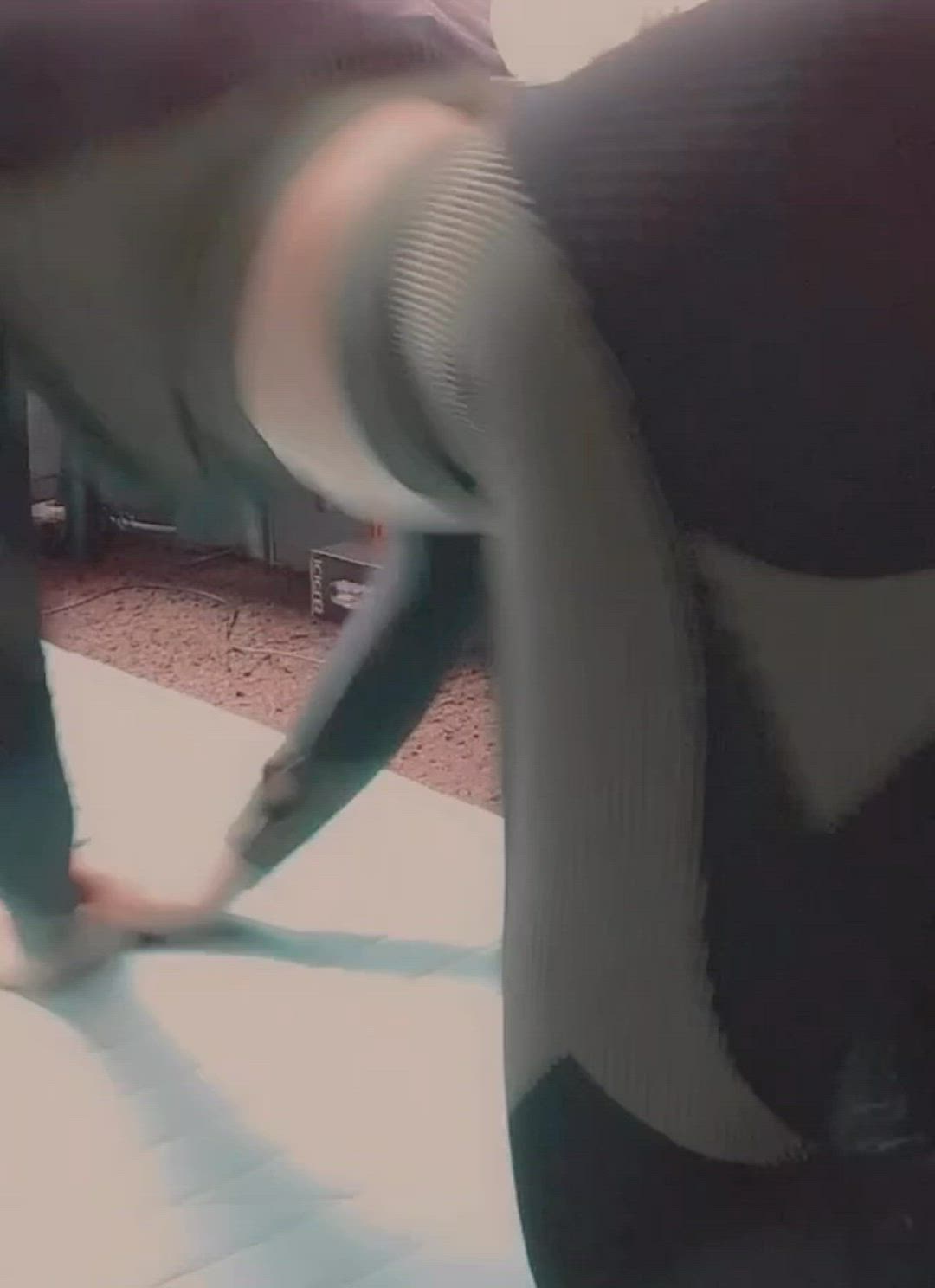 MeoMeo  <strong>@naughty_theres</strong> in bending over yoga pants doggystyle ass tight onlyfans workout pussy anal porn video
