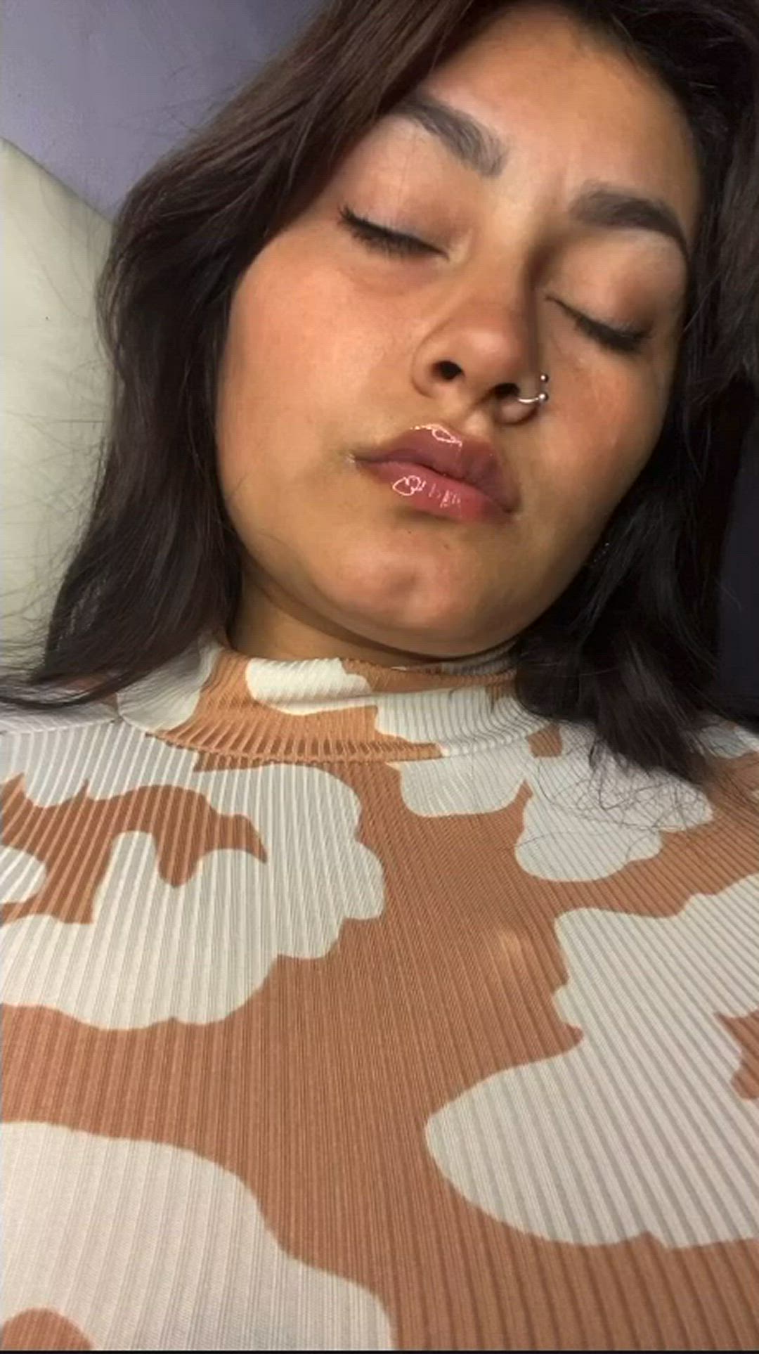 Miamorena <strong>@brunettehottbaby</strong> in natural tits brunette sex porn video