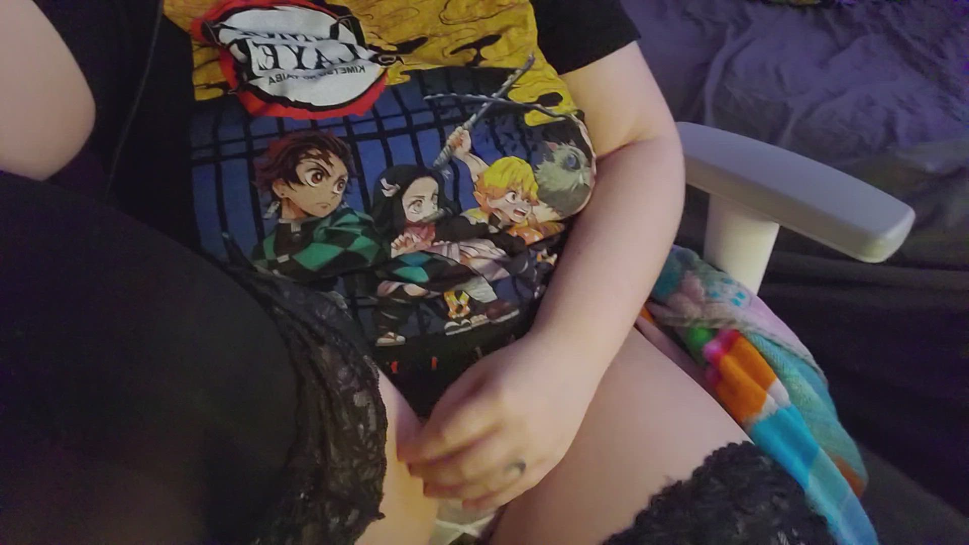 <strong>@midnightsecretary</strong> in masturbating hairy pussy bad dragon gamer girl stockings porn video