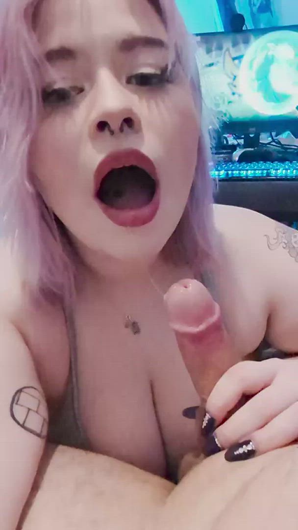 Minacinnamon <strong>@mina_cinnamon</strong> in deepthroat big tits blowjob porn video