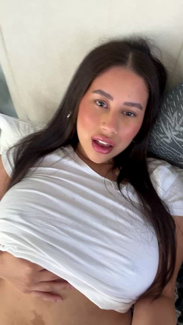 Misscaramelpeachx <strong>@misscaramelpeach</strong> in big tits brunette boobs porn video