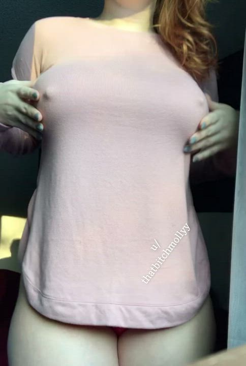 Molly <strong>@thatbitchmolly</strong> in big bouncing natural tits porn video