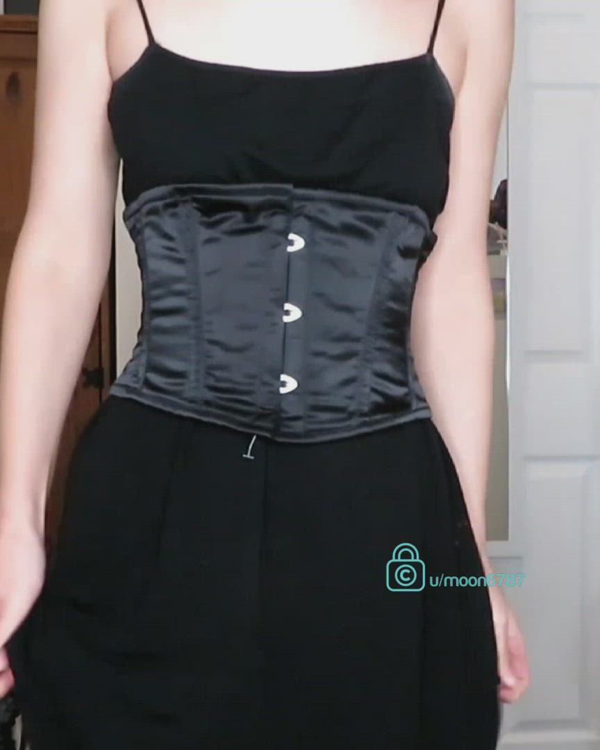 Moonbeamdani <strong>@moon_beam_dani</strong> in small tits corset alt porn video