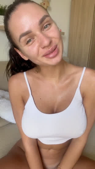 Nastiagress1 <strong>@gress_free</strong> in big tits brunette boobs porn video