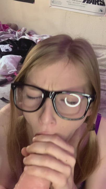 Nat <strong>@cinnamoncyn.69</strong> in fetish tongue long tongue ahegao blonde spit porn video