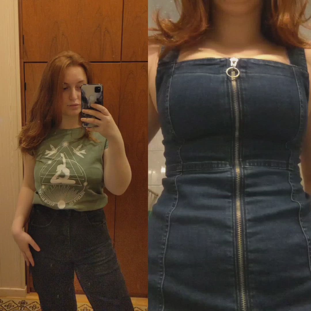 Nnaughtyredheadd <strong>@yourwhiterabbitt</strong> in natural tits amateur boobs porn video