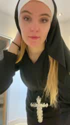 No face clara <strong>@lolabarbiee</strong> in role play blonde teen porn video