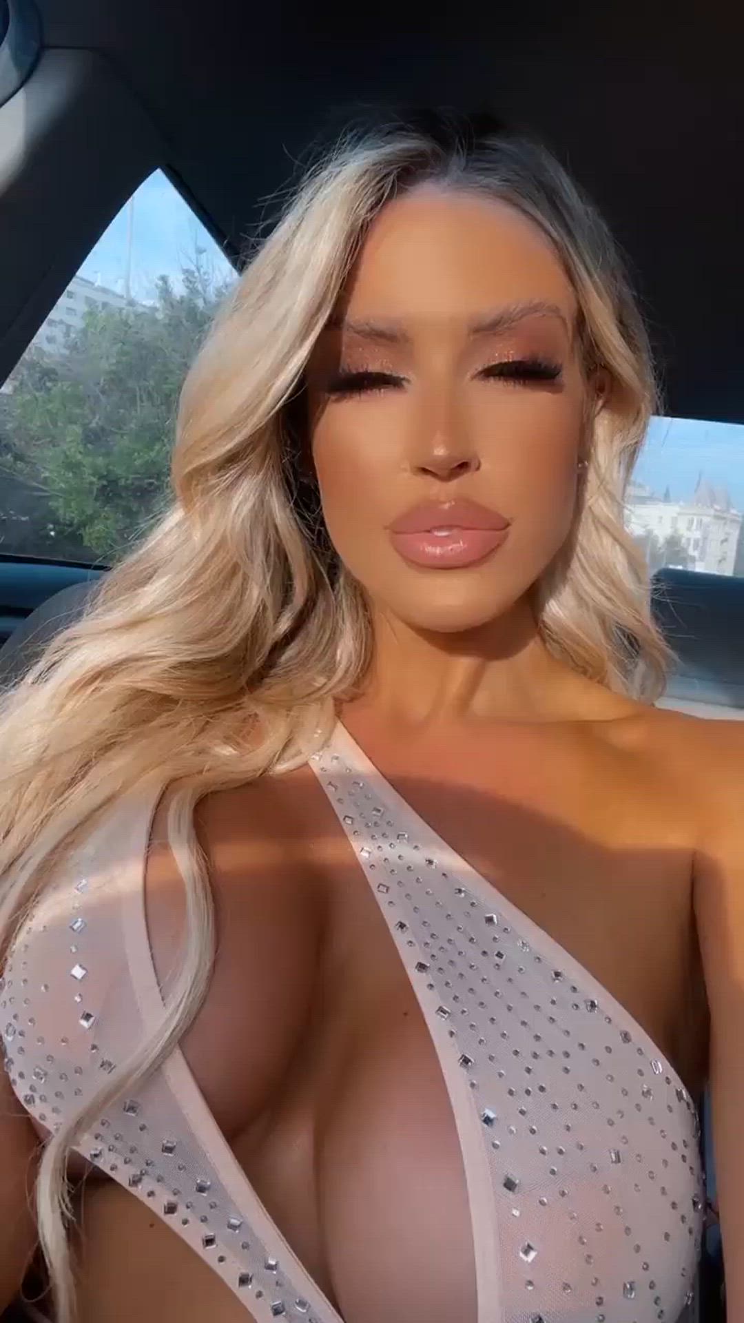 ? OF: sabineheissner <strong>@sabineheissner</strong> in big natural tits amateur car porn video