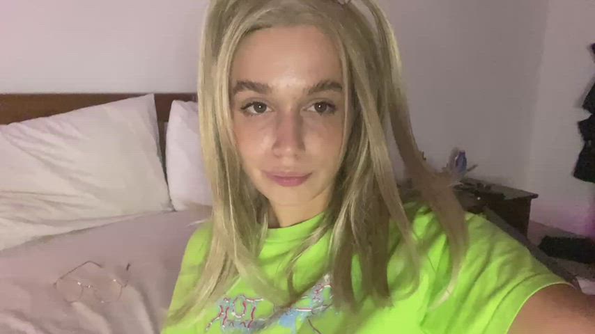 Onlychristiwon <strong>@christi_won</strong> in 18 years old blonde boobs porn video