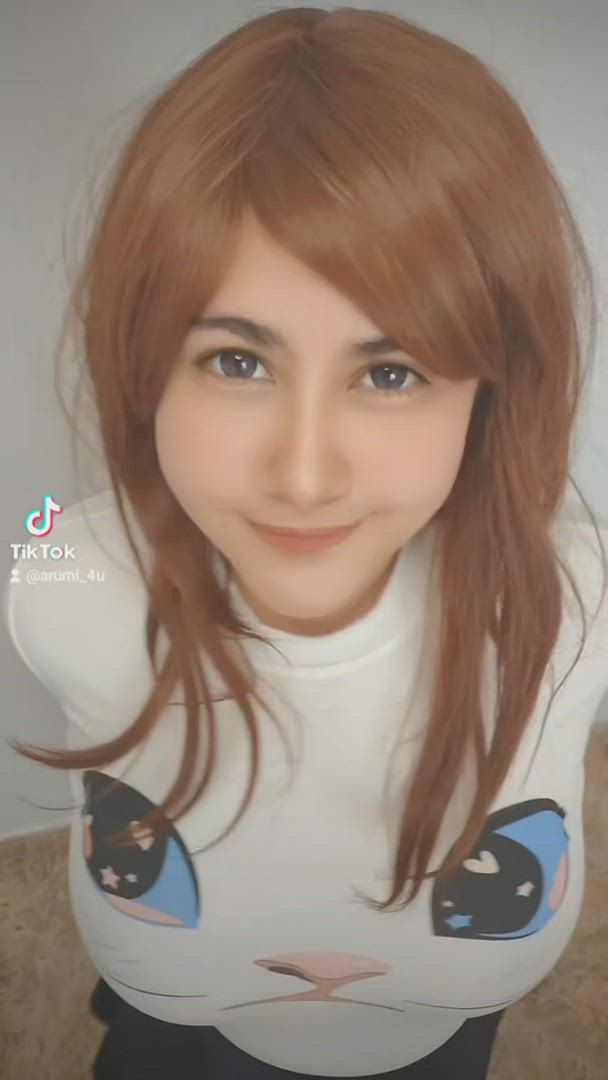 Arumichwan <strong>@arumichwan</strong> in kawaii girl downblouse big tits bouncing cosplay cute porn video