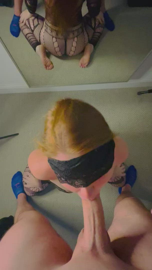 Auburnassets <strong>@auburnassets</strong> in balls sucking deepthroat big dick lingerie big ass blowjob handjob redhead pawg porn video
