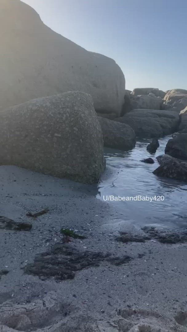 Babeandbaby420 <strong>@babeandbaby420</strong> in r/exposedtostrangers exhibitionist 19 years old outdoor public beach porn video