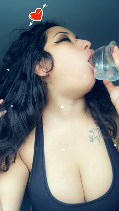 CherryBombDoll6 <strong>@cherrybombdoll6</strong> in big bouncing tits extra small fuck throat huge dildo face fuck porn video
