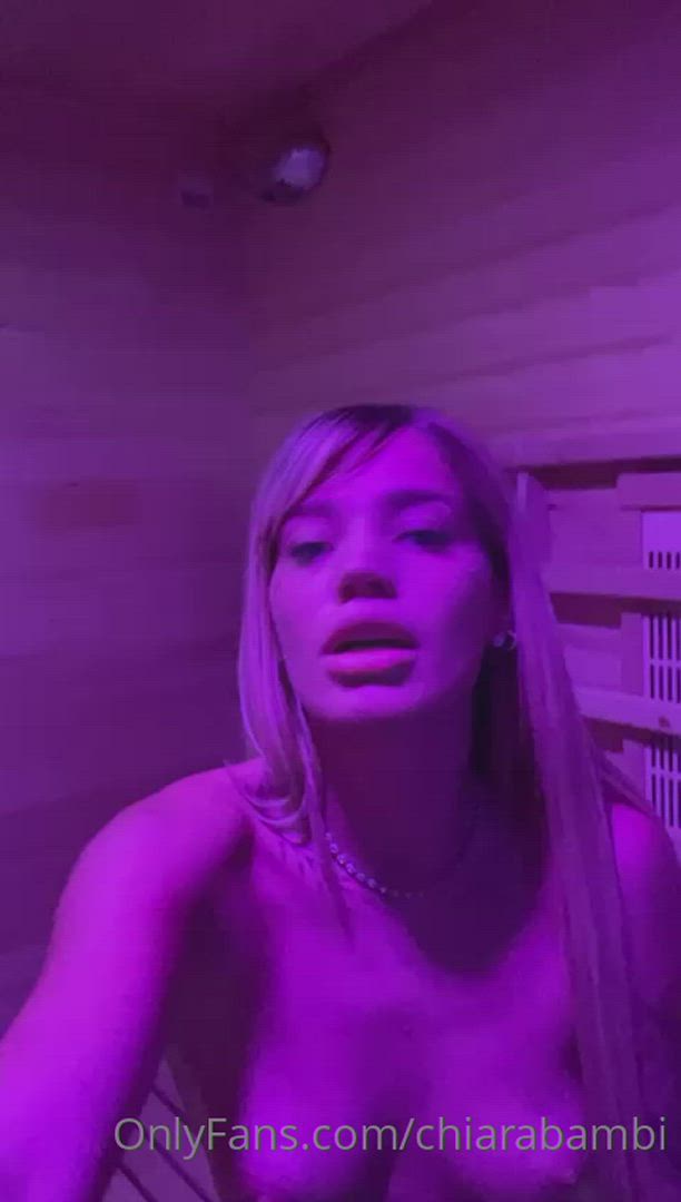 Chiarabambi <strong>@chiarabambi</strong> in huge dildo onlyfans blonde porn video