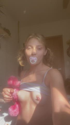 DaHoeTa <strong>@dahoeta</strong> in extra small hairy pussy role play dripping pigtails blonde naked tease porn video
