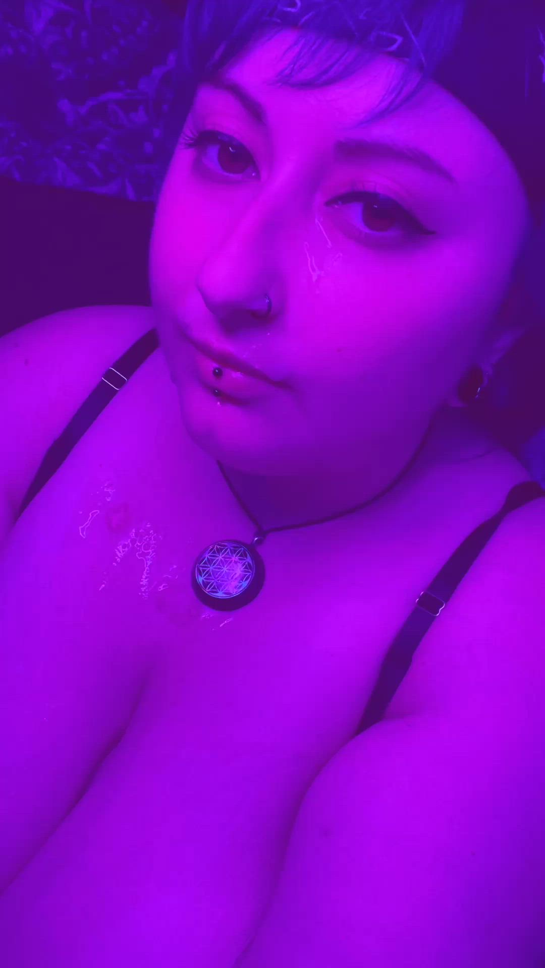Domisbomb <strong>@domisbomb</strong> in cum licking cum swallow real couple girlfriend cumshots cumslut chubby bbw emo porn video