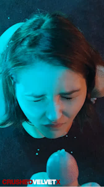  <strong>@foxgloveprincess</strong> in and wet messy facial cute porn video