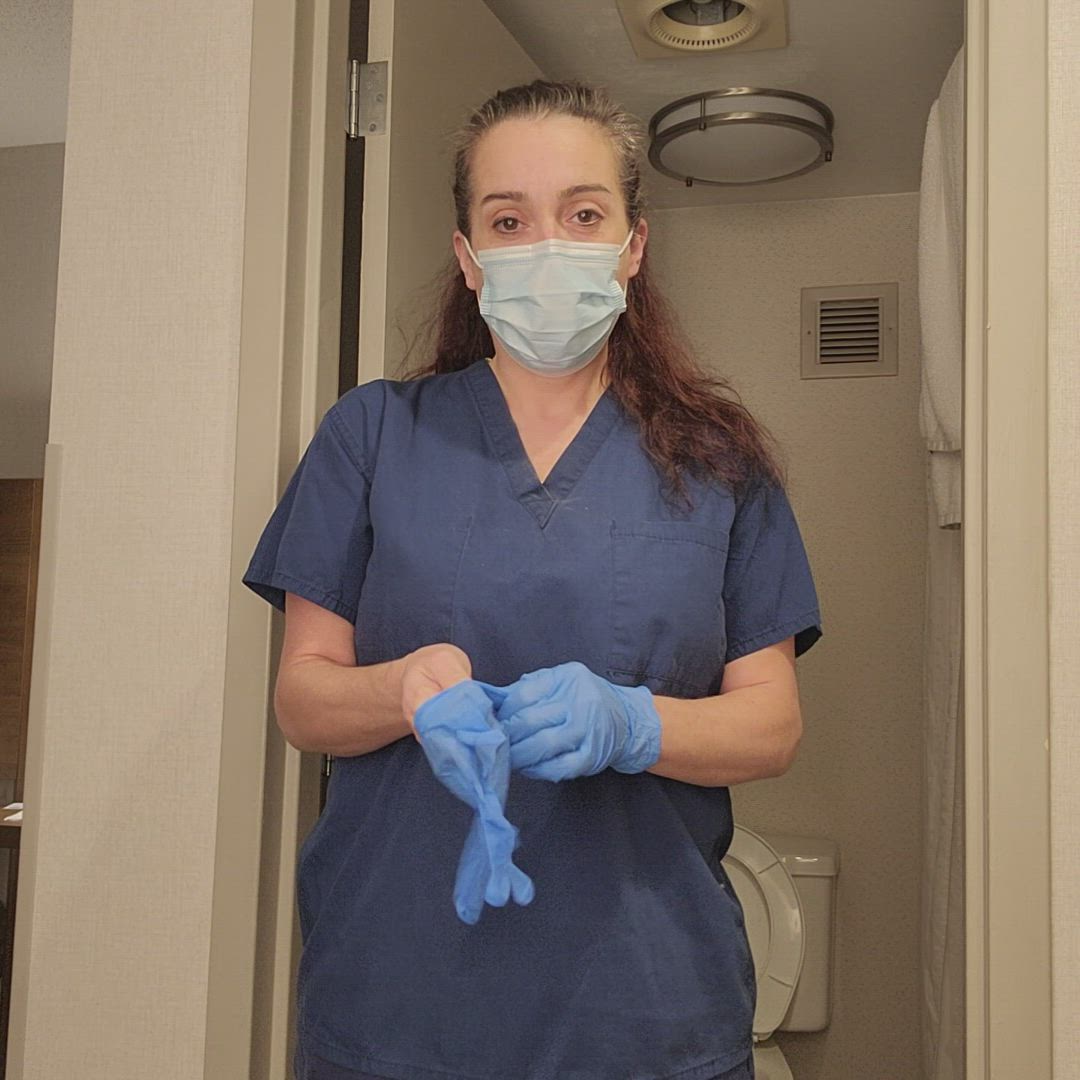 HotNurseGoneRogue <strong>@hotnursegonerogue</strong> in latex gloves uniform nurse porn video