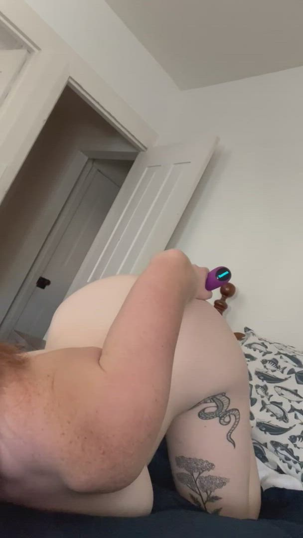 Hunnxie <strong>@hunnxie</strong> in blue eyes big tits vibrator big ass amateur redhead tattoo pale porn video