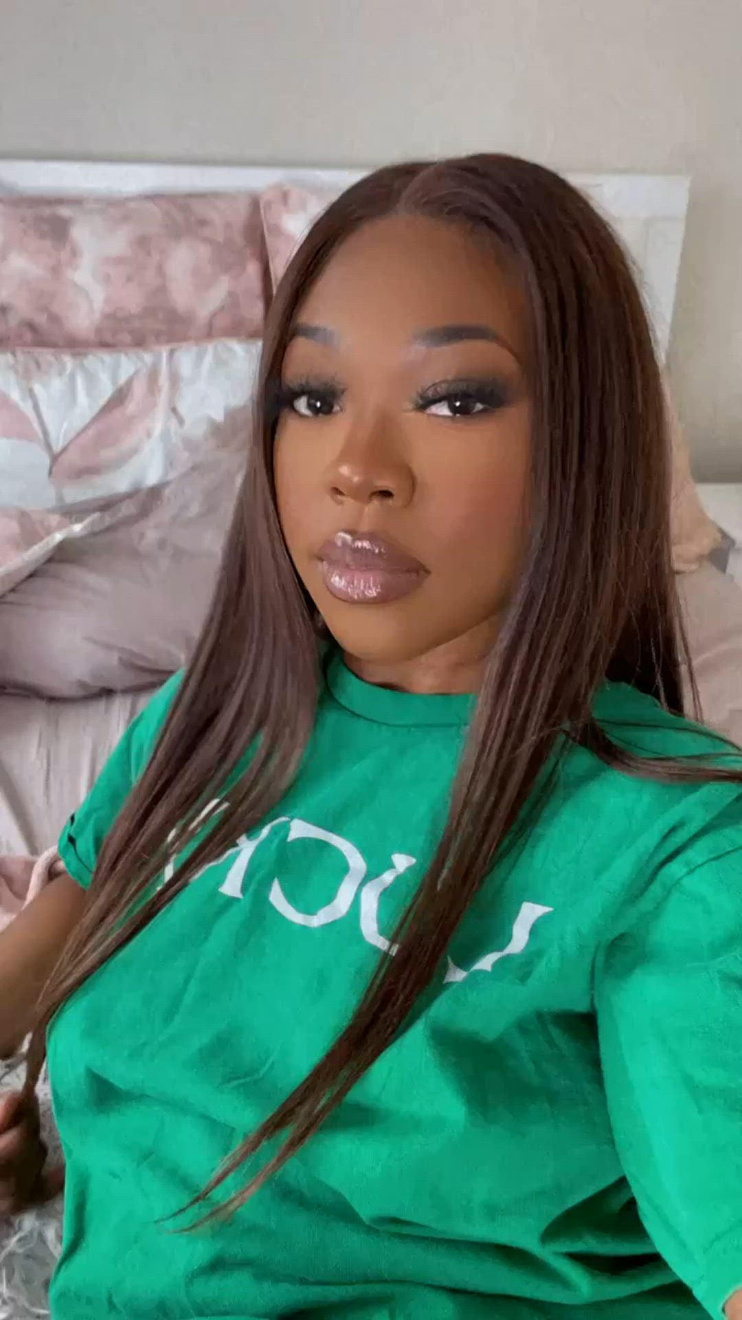 Itsthatmommy <strong>@itsthatmommy</strong> in fat lips pussy lingerie ebony porn video