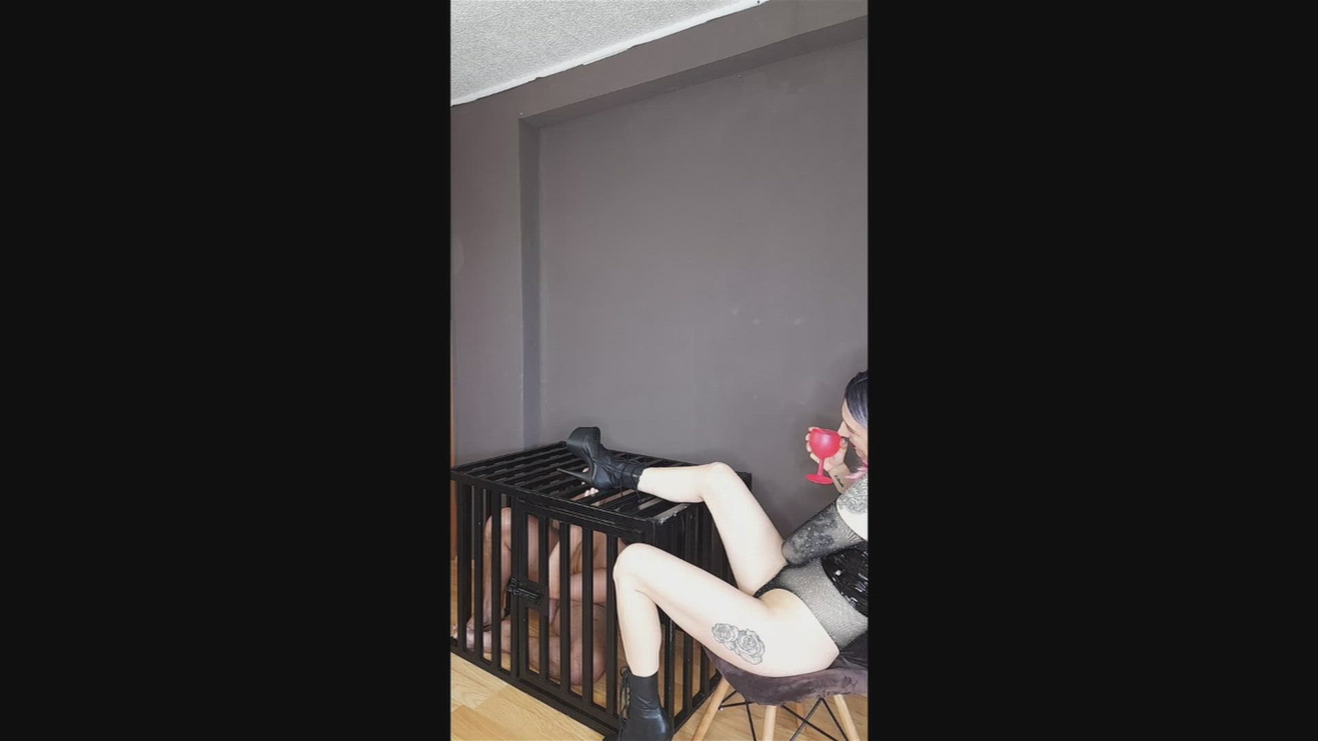 LadyAngela <strong>@ladyangela</strong> in master/slave high heels domination dominatrix femdom bdsm porn video
