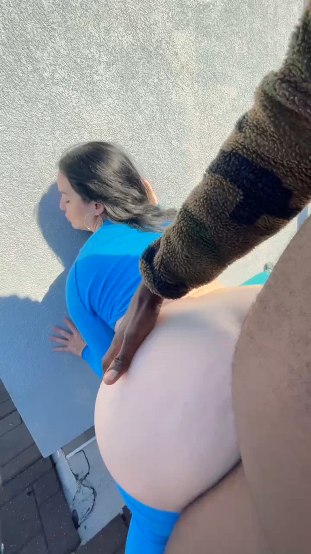  <strong>@lillianette</strong> in standing doggy interracial brunette homemade big ass bbc porn video