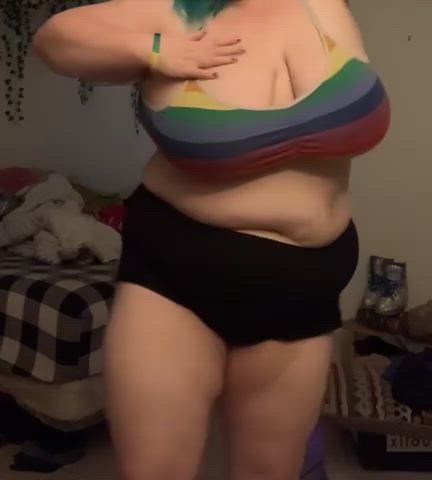  <strong>@littlevioletsugar</strong> in big natural tits chubby bbw porn video