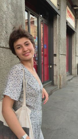 Megahristya <strong>@kristina-bi</strong> in small tits outdoor public porn video