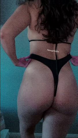 NewGirlnsfw <strong>@newgirlox</strong> in big ass fansly booty porn video