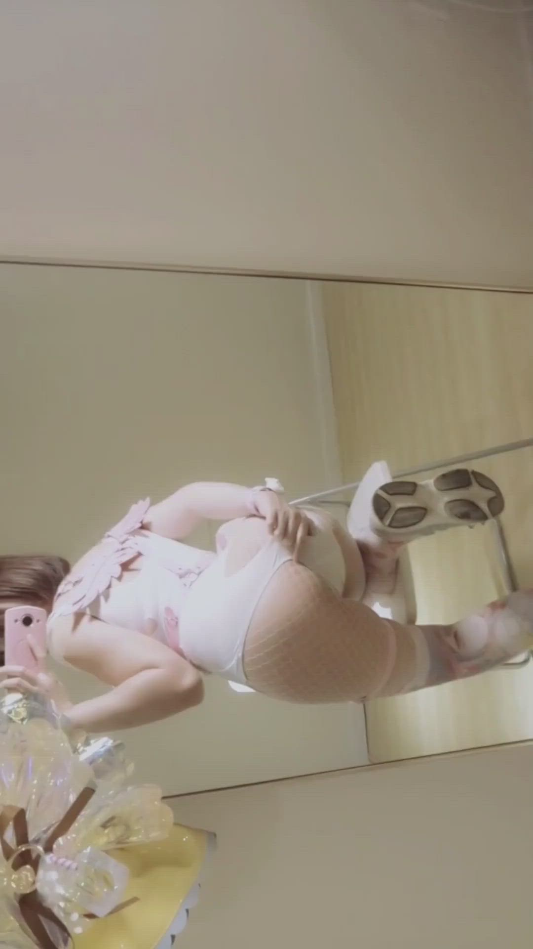 Nikumikyo <strong>@nikumikyo</strong> in ripped clothing thick thighs masturbating kawaii girl thigh highs pigtails costume fishnet curvy porn video