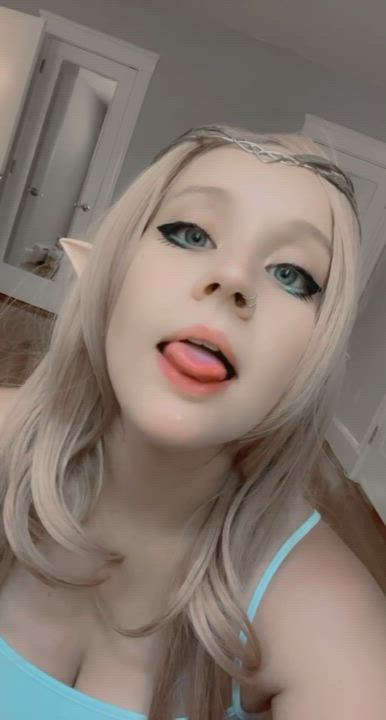  <strong>@pacificpixie</strong> in fetish tongue long tongue cosplay ahegao blonde elf porn video
