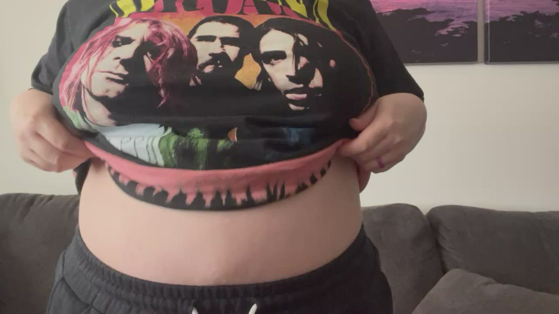 Queenkittytrash <strong>@queenkittytrash</strong> in bouncing tits tit worship titty drop onlyfans amateur chubby boobs bbw emo porn video