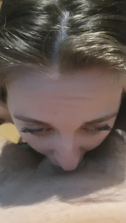 Redditlegacy69 <strong>@only.bellab</strong> in blue eyes brunette blowjob porn video
