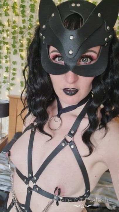  <strong>@natasha.rose.1</strong> in nipple clamps bdsm emo porn video