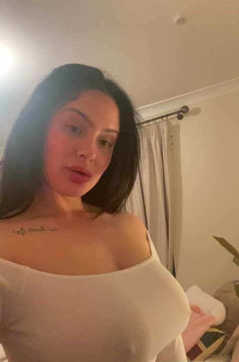  <strong>@solom1lf</strong> in big bouncing cum huge natural on tits porn video