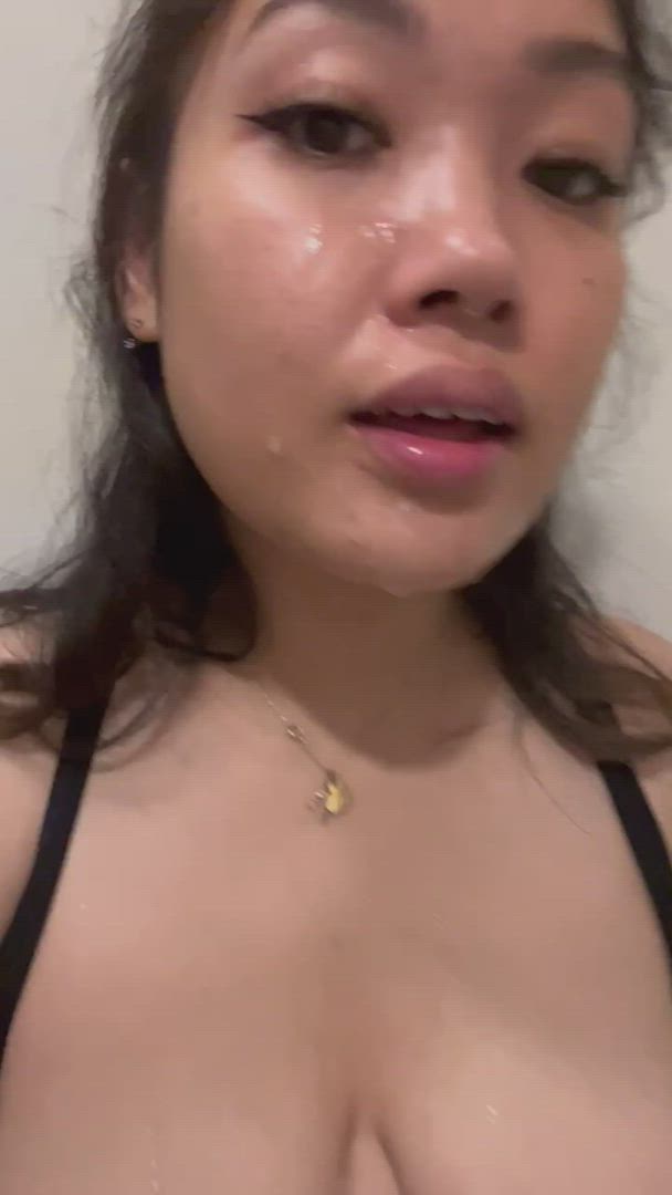 Thecowgoesmou <strong>@thecowgoesm0u</strong> in big cum on tits cum in mouth cum swallow onlyfans cumshot couple asian milf porn video
