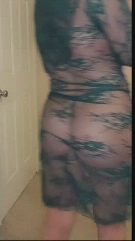 TrinityRoseXOX <strong>@trinityrosexox</strong> in see through clothing brunette lingerie big ass milf pawg porn video