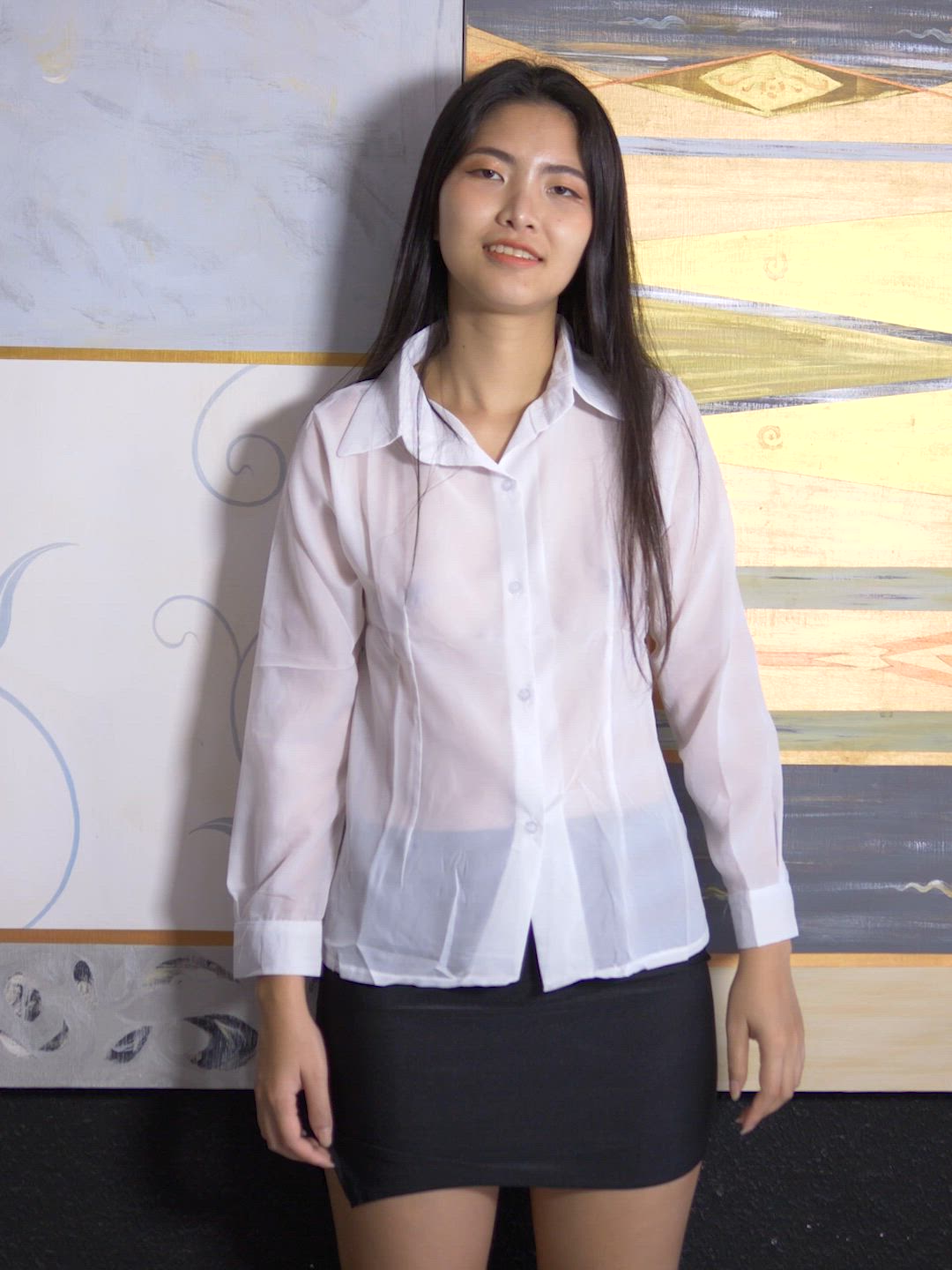 Vanillaling <strong>@vanillaling</strong> in natural tits asian boobs porn video