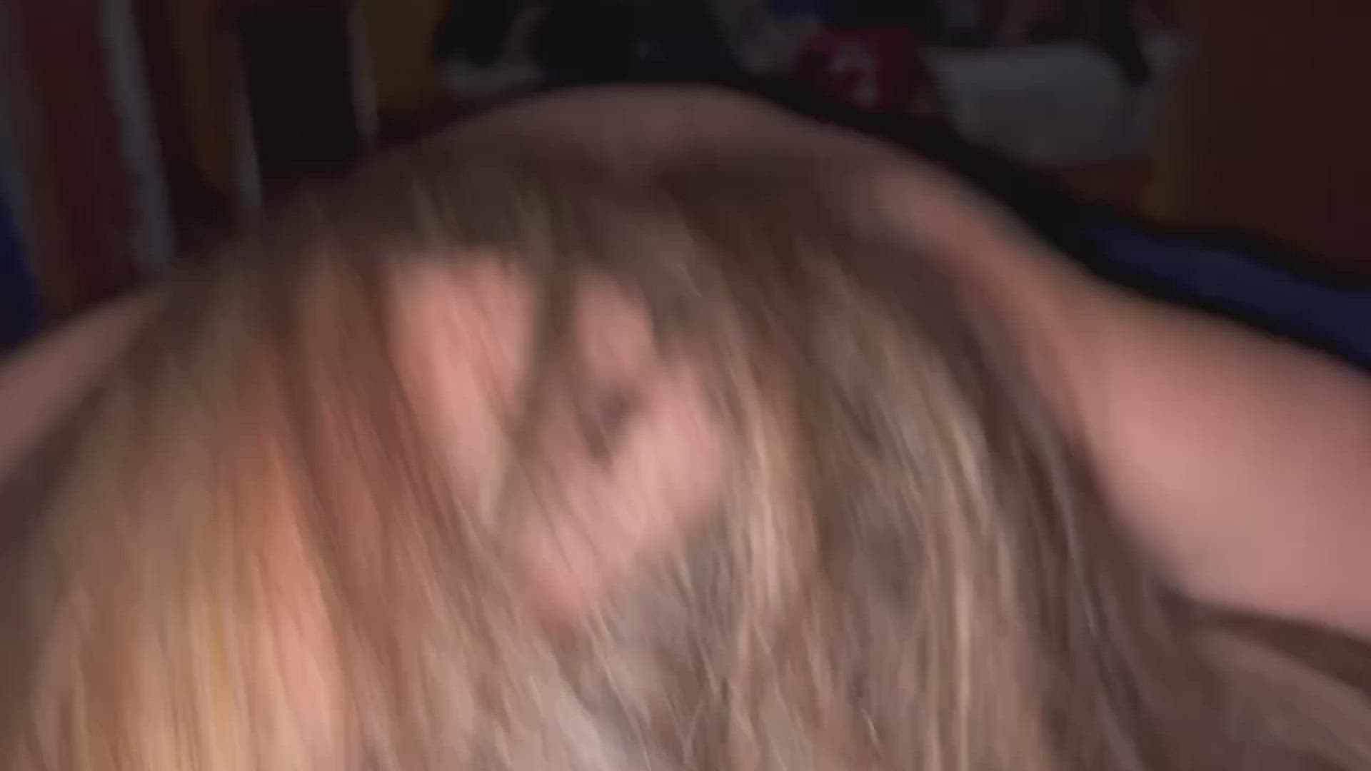 Wausedwife <strong>@wausedwife</strong> in hair pulling deepthroat blowjob porn video