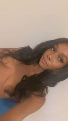  <strong>@yourhomietonie</strong> in natural small tits 19 years old big nipples eye contact topless ebony smile cute teen porn video