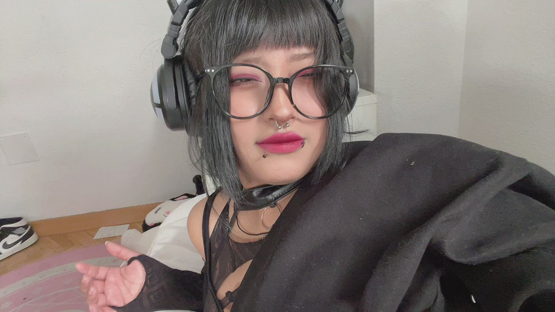 Osicochan <strong>@osicochan</strong> in gamer girl pussy goth porn video