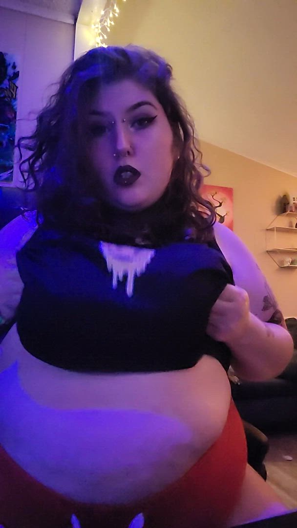 Peach? <strong>@peachyxbuds</strong> in big natural tits thick bbw porn video