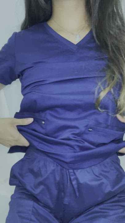 Petite Princess ?  <strong>@purplekittenxx</strong> in natural small tits boobs nurse porn video