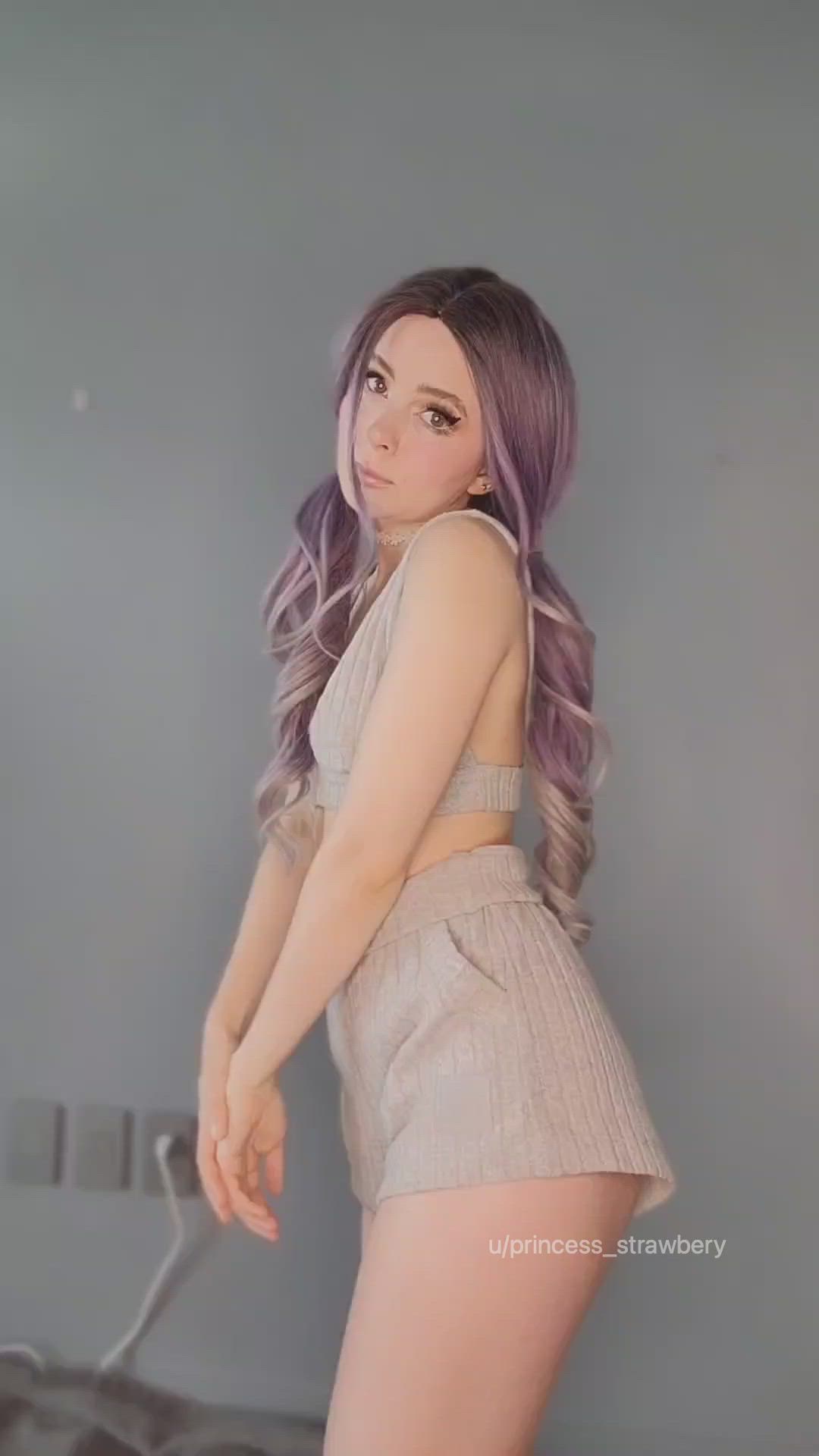Princess_strawbery <strong>@princess_strawbery</strong> in natural tits booty cute porn video