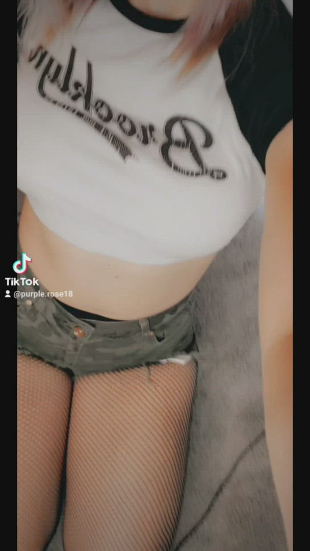 Purplerose207 <strong>@love.purplerose</strong> in creampie eating big tits cumshot porn video